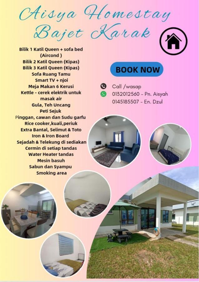 Aisya Homestay Bajet Karak Setia Exterior photo
